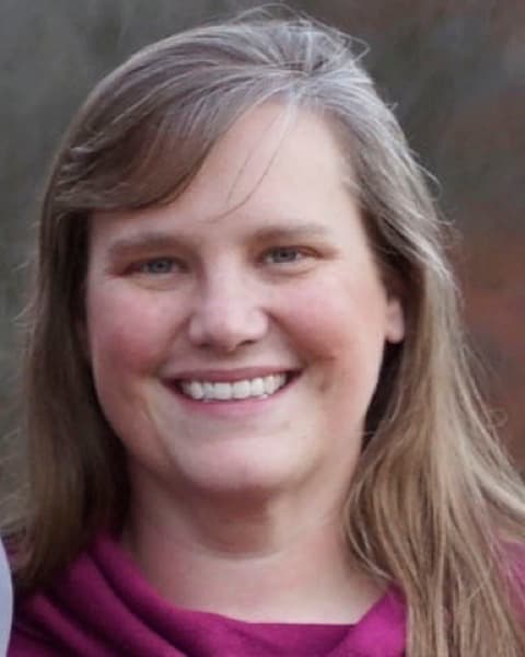 Mrs. Johnson, a teacher at Little Shepherd Preschool